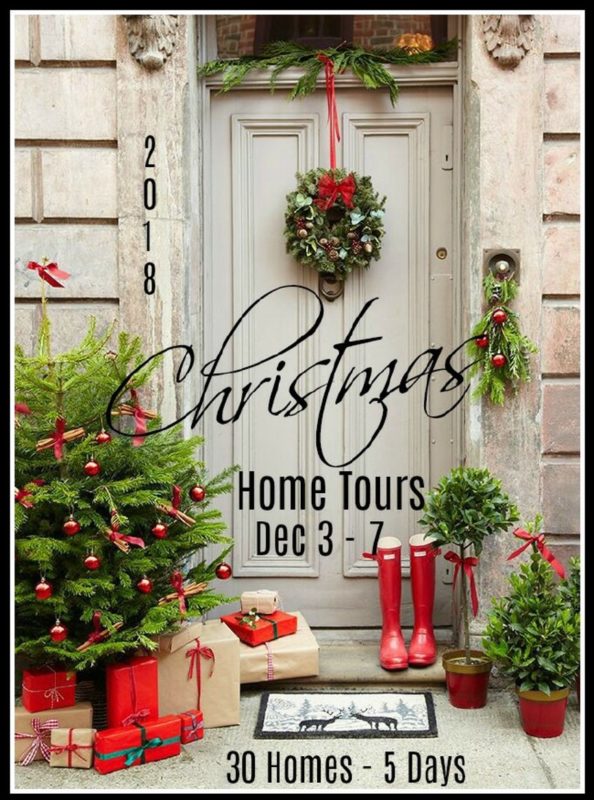 Christmas home tours poster.