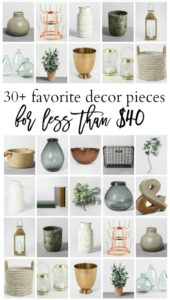 30+ Favorite Decor Pieces Under $40
