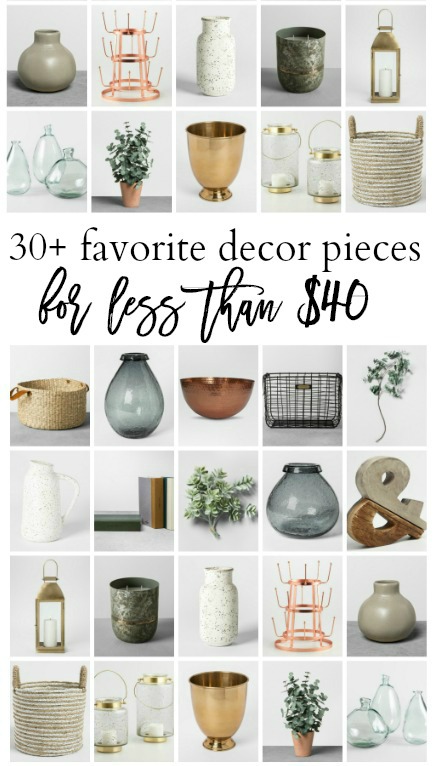 30 favorite decor pieces under $40 poster.