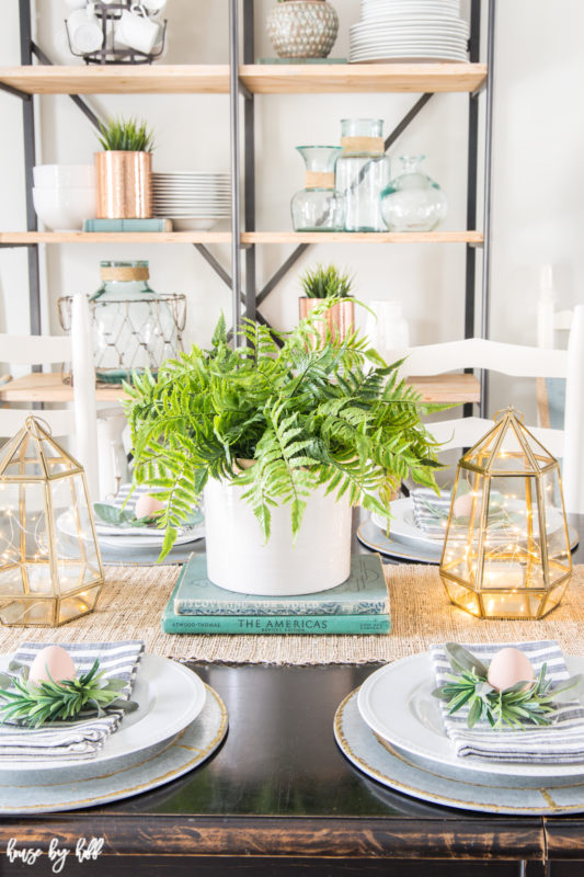 Bright Spring Dining Room and Tablescape