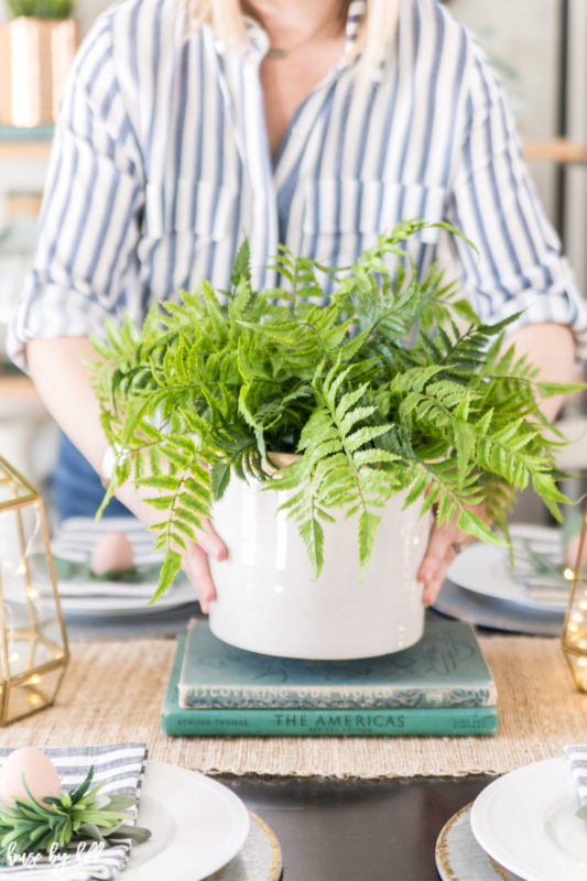 Bright Spring Dining Room and Tablescape