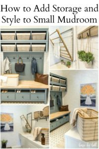 How to Add Storage and Style to a Small Mudroom