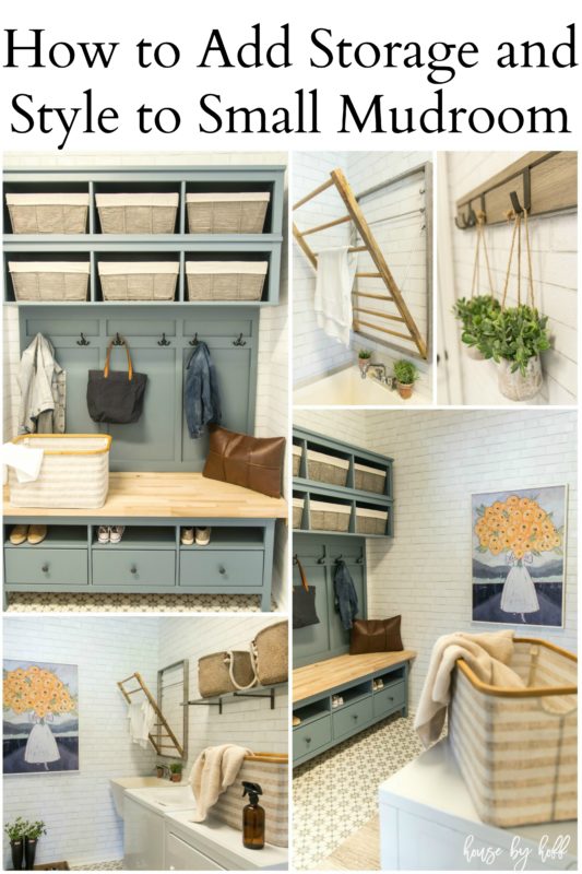 How to Add Storage and Style to a Small Mudroom - House by Hoff