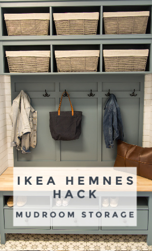 Ikea Hemnes Hack: DIY Mudroom Storage