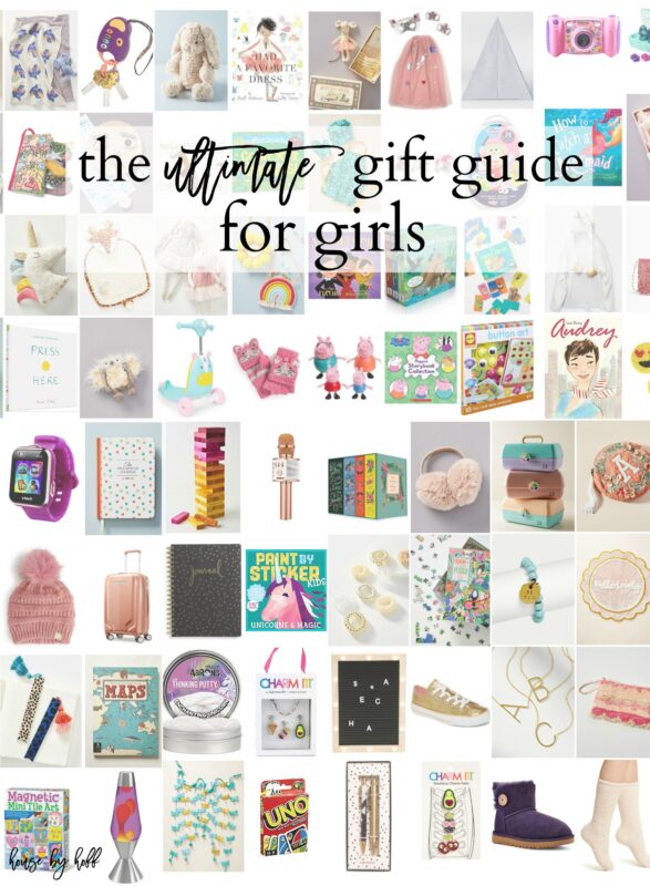 The Ultimate Gift Guide For Girls poster.