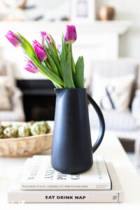 Touches of Spring in the Living Room